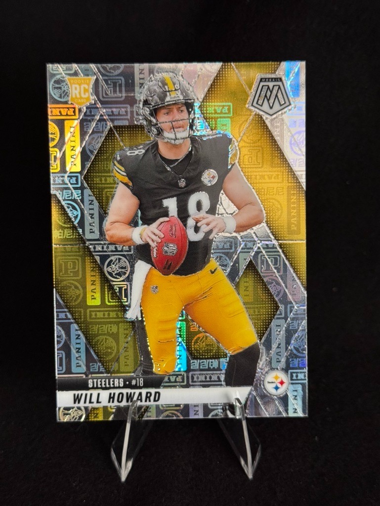 2025 Panini Mosaic - Rookies Will Howard #318 Silver Knight Prizm /149 (RC)