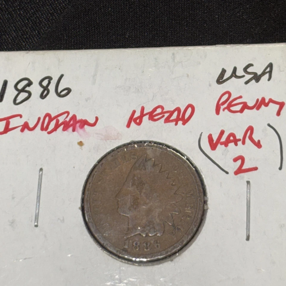 1886 TYPE 2 INDIAN HEAD CENT - NGC XF45 - NICE COLOR! - Image 2 of 4