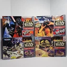 Vintage Star Wars Micro Machines Action Fleet Playset Lot 90s Luke, Vader & 2 Pl