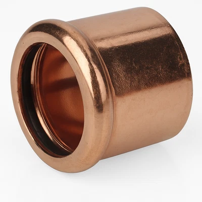 EVG Westco 35mm Stop End Copper Press Fitting - Water Pipe Connector