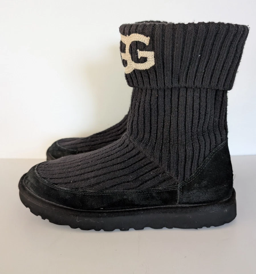 BOTAS MUJER UGG CLASSIC UGG Talla 9 punto carbón negras  Foto 4 de 4