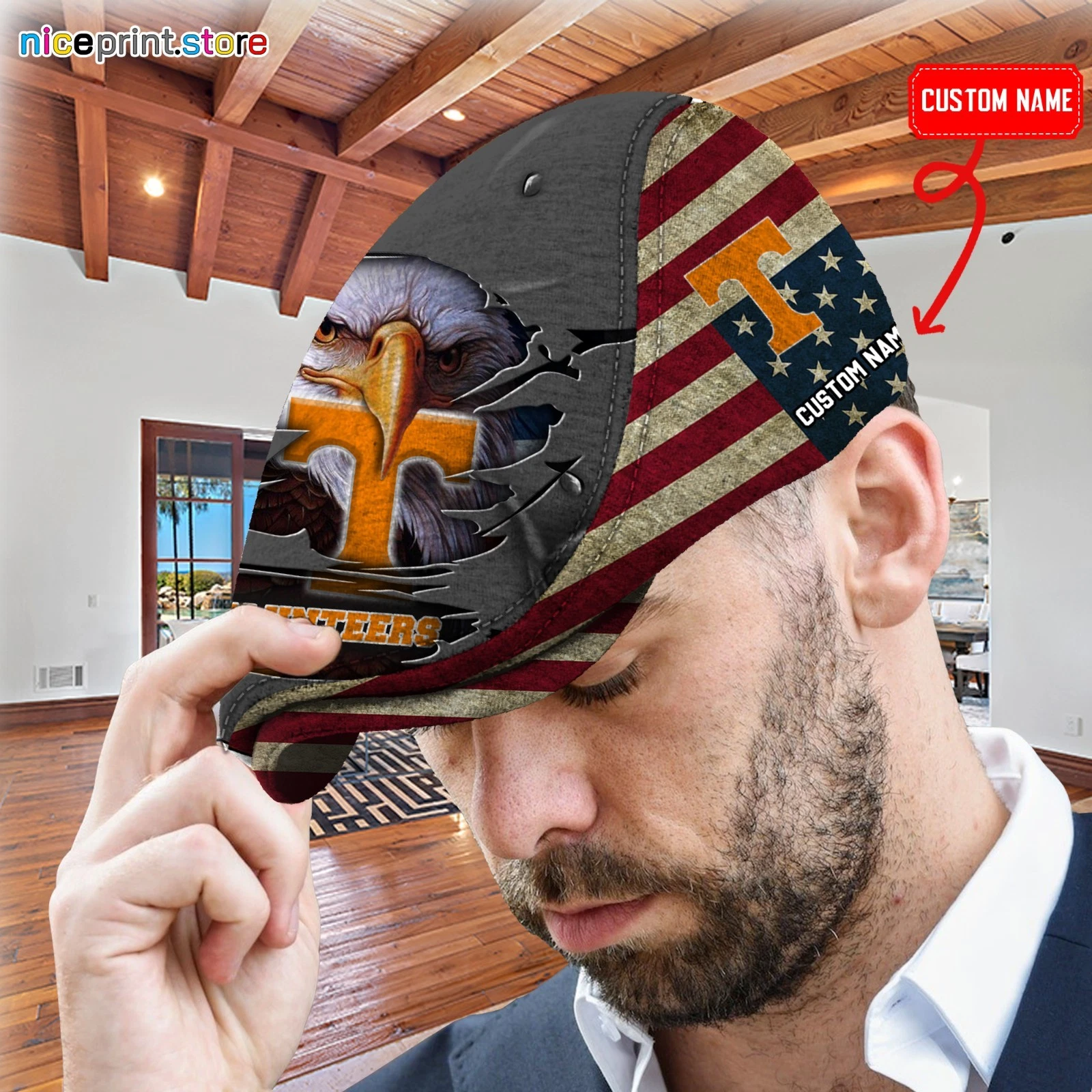 Tennessee Team Volunteers Jeff Cap Driver Cap Golf Cap Flat Cap