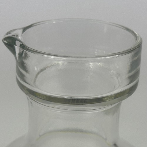 Vintage French Bistro Cafe Glass Anisette Pernod Carafe Bottle, Breweriana - Picture 13 of 19