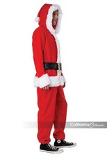 California Costumes Santa Jumpsuit Adult Red/White Costume