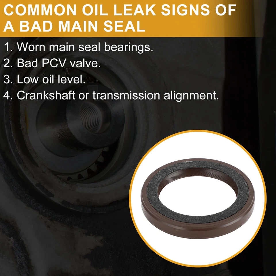 Sello de aceite del cigüeñal delantero para CHEVROLET S10 para GMC S15 Nº8970491450 Sello principal Foto 3 de 4