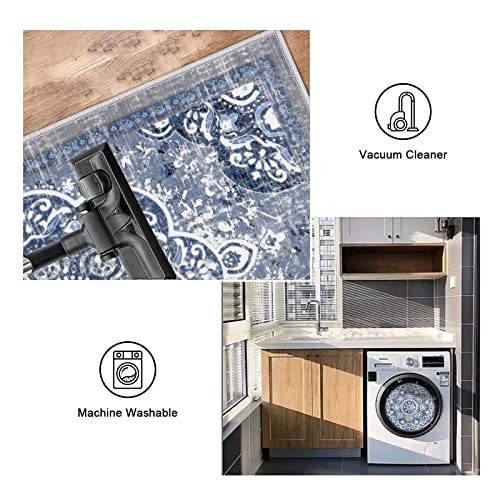  Boho Kitchen Rugs Sets 3 Piece with Runner Floral Kitchen Floor Mat Carpet  - Picture 6 of 7