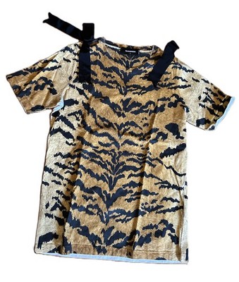 Dsquared2 Tiger Pattern T Shirt With Bows L