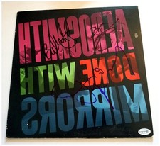 Aerosmith Signed X3 Autographed Record Album LP ACOA