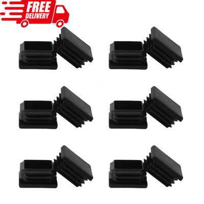 2 Inch 2X2 Square Tube End Cap Plastic Plugs 12 Pack, 2 Inch 2X2 Square Tubing