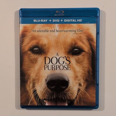 Universal Studios A Dog's Purpose Blu-ray DVD Dennis Quaid Josh Gad PG