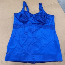 New Ruby Ribbon Lace Cami Magnetic Blue 46