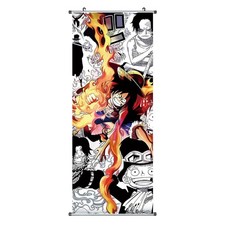 Großes One Piece Rollbild / Kakemono aus Stoff | 100x40cm | diverse Motive