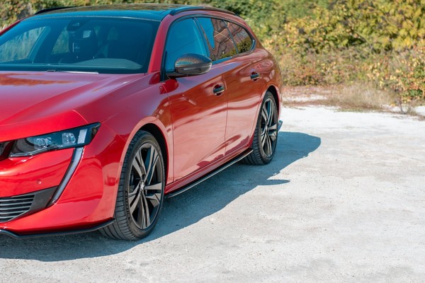 Maxton Design Seitenschweller Ansatz (Paar) Passend FüR Peugeot 508 Mk2 Schwarz-image