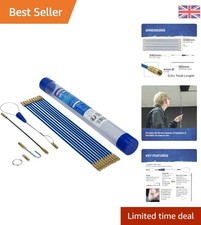 Image of 3.3M Cable Access Rod and Accessories Kit - 15 Pieces Including 10 x 330 mm R...