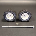 Tonka XR-101 Wheels Tires Axle Assembly Turbine Fire Truck 2950 2960