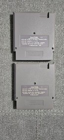NES Game Cartridges Golf ,ice Hockey Lot Of 2