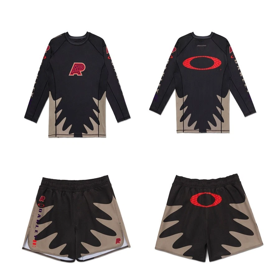 ALBINO AND PRETO A&p X Oakley Entaglement Ls Rash guard Training Short (Set) No Gi Kimono