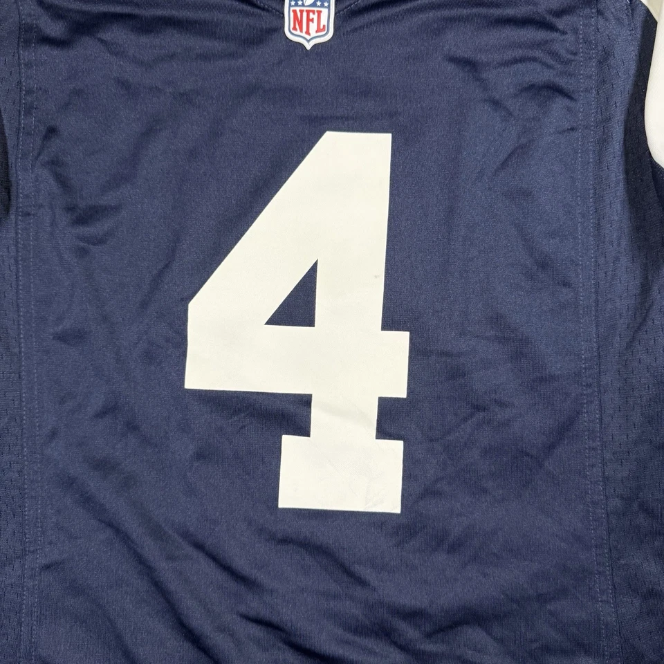 Футболка Nike NFL On Field женская Dallas Cowboys Dak Prescott No4 большая новая без ценников - Изображение 3 из 4