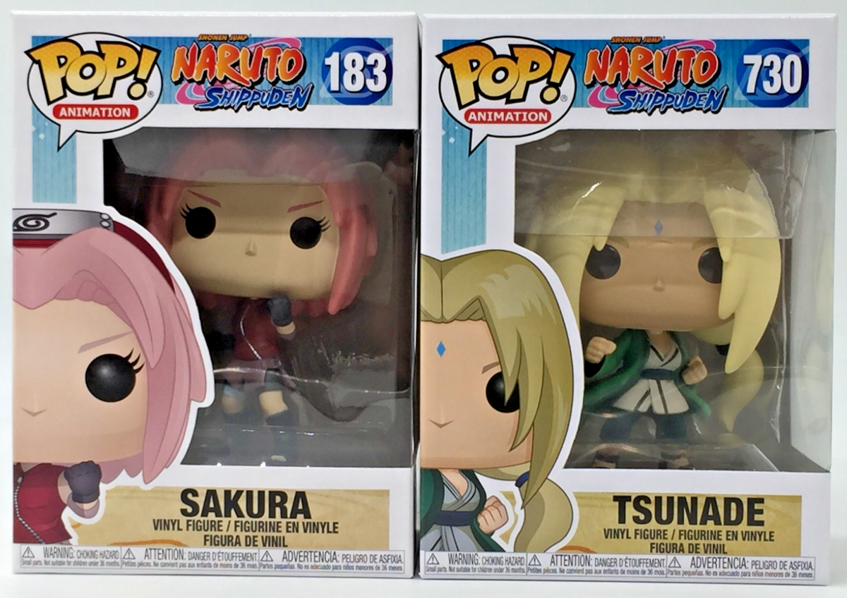 Funko Pop! Naruto Shippuden Sakura #183 & Tsunade #730 Set of 2 | eBay