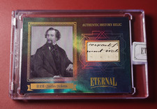 2024 Eternal Cuts Charles Dickens Authentic History Relic 5/5 Final Print
