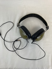 Skullcandy x RocNation  Aviator Wire Headphones  Olive Green w Black  Used