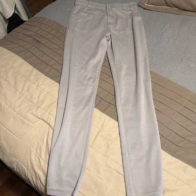 Rawlings Semi-Relaxed Fit Baseball Long Pants Men's Medium Gray Pro-Dri Adult