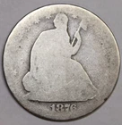 1876-S Seated Liberty Half Dollar - About Good - #2625E