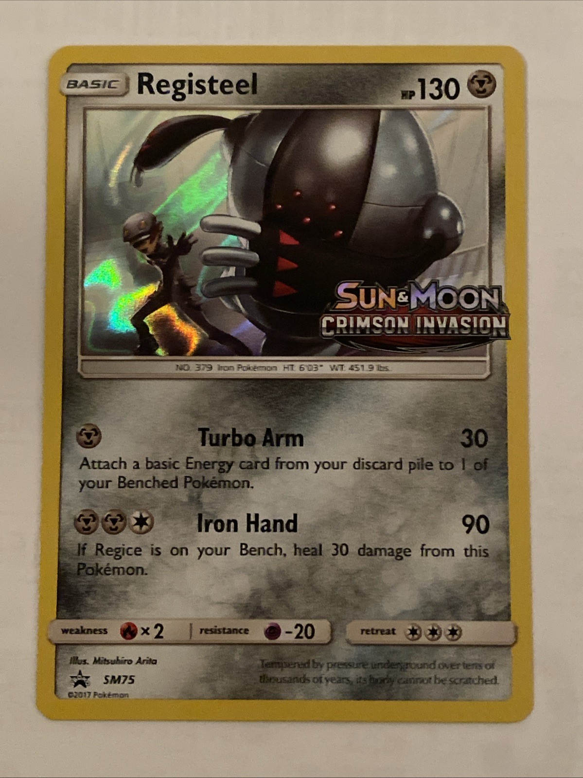 Registeel - (Prerelease) SM75 Sm Holo