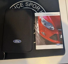 08-13 FORD FOCUS OWNERS HANDBOOK MANUAL & WALLET 2013 Ref20191