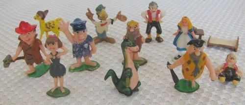 Marx TV Tinykins Lot of 11 Figures Hannah Barbera and Others