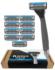 Dorco Pace 4 Pro - Four Blade Razor Shaving System - 10 Pack 10 Cartridges 1