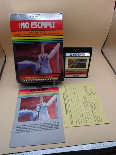 No Escape! (Atari 2600) IMAGIC CIB Tested W Reg Card