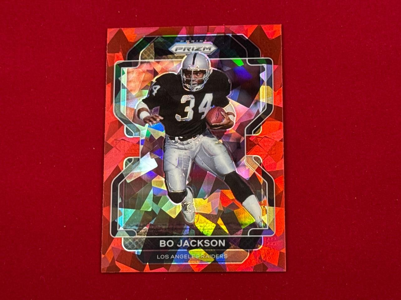 Bo Jackson Red Ice Prizm #185
