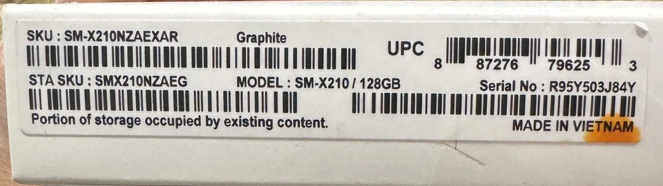 Samsung Galaxy Tab A9+ Plus 11" SM-X210 128GBWiFi Brand NEW SEALED!Graphite - Image 3 of 3