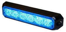 H22890021 MS6 Mini LED Lighthead, 12/24 VDC, 5 Flashing Patterns Blue