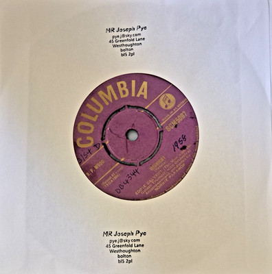 EDDY Calvert  SCM 5097   MIDNIGHT  -  MARGOT'S MINUET  1958 (2689)