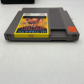 Ultimate Basketball (NES) Nintendo Plastic Protective Case ,game And Manual.