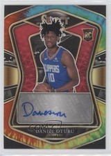 2020-21 Panini Select Rookie Signatures Tie-Dye Prizm 4/25 Daniel Oturu Auto 2l4
