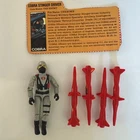 Gi Joe 1984 Cobra Stinger Driver, Filecard, 4 Stingers, Cobra Stinger Instructio
