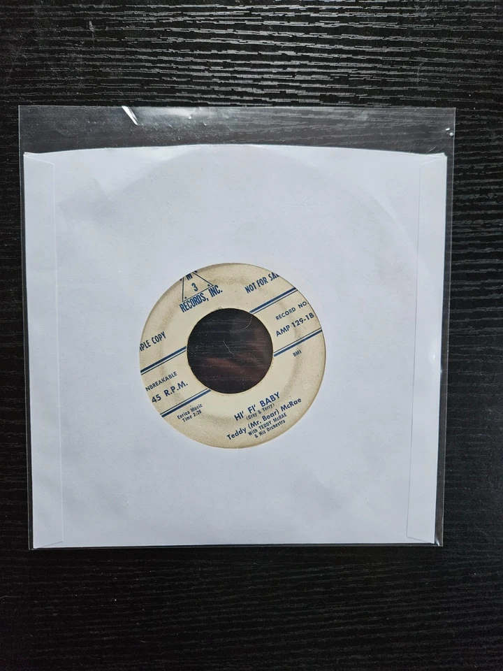 McRAE, Teddy - Hold Out Baby / Hi' Fi' - Vinyl (7") 1958 US PROMO Funk Blues Foto 2 de 4