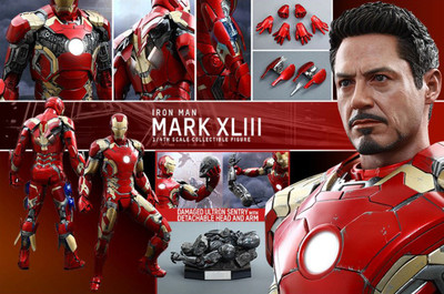 hot toys quarter scale iron man