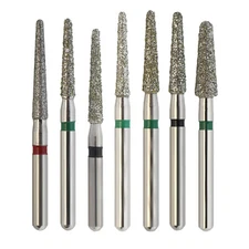 Dental Diamond Burs FG Round End Taper Coarse Fine Grit for High Speed 856 850