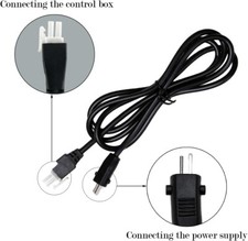 Adjustable Bed Base Input Power Cord Replacement Tempurpedic Power Prong 2m 29V