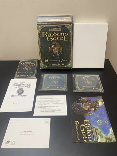 FRENCH VERSION Baldur's Gate II: Shadows of Amn (PC, 2000) WITH POSTER COMPLETE