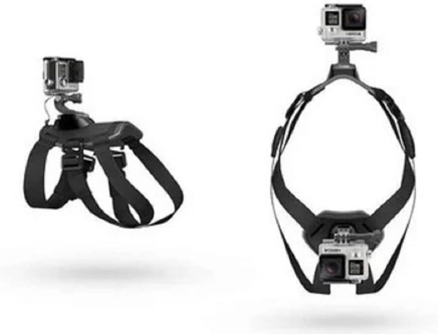 GoPro Dog Harness for Large Medium Dogs Soft Adjustable Camera Mount