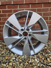 18" AUDI Q2 ALLOY WHEEL 5 TWIN SPOKE 5Q SUV MODEL GENUINE  7X18 ET45 81A601025AL