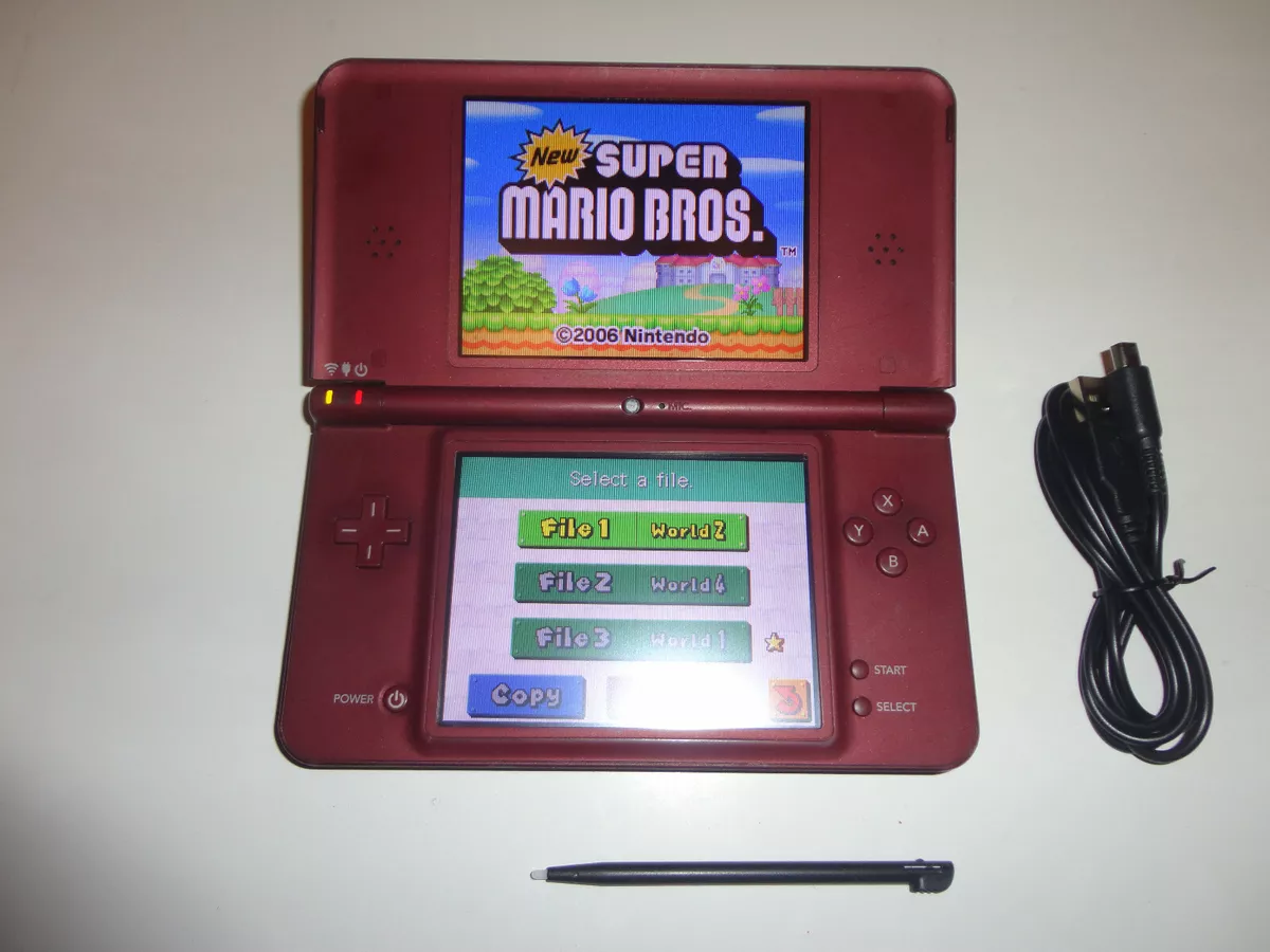 Nintendo DSi XL Launch Edition 256MB Handheld System - Burgundy for sale  online