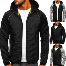 Chaqueta deportiva acolchada chaqueta de transición sudadera con capucha clásica hombre BOLF deporte