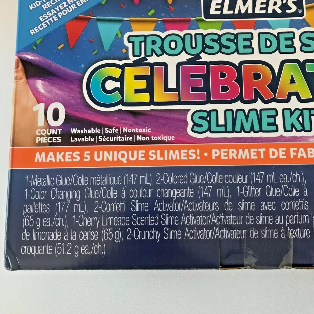 Elmers Assorted Colors Slime Celebration Kit, 36.97 Ounce -- 1 pack