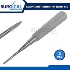 2 Dental Elevator Heidbrink Root H1 Dentist Instruments German Grade Stainless